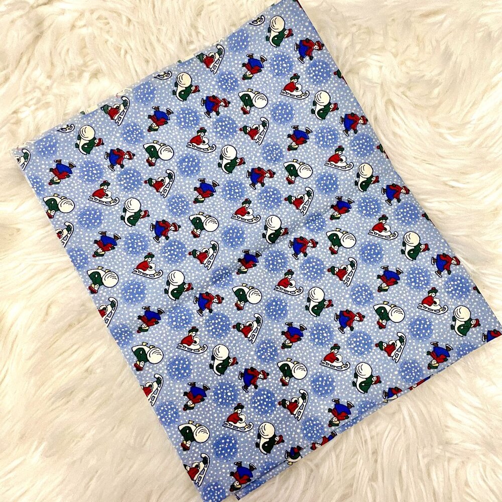 Retro Vintage Style Holiday Fabric